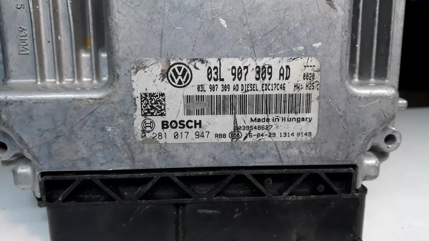 03L907309AD 03L 907 309 AD 0281017947 EDC17C46 AUDI A4 MOTOR BEYNİ