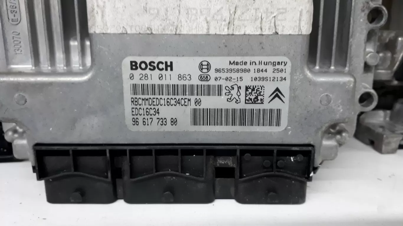 0281011863 9661773380 PEUGEOT 307 CITROEN C4 1.6 HDI MOTOR BEYNİ – Citroën motor beyni