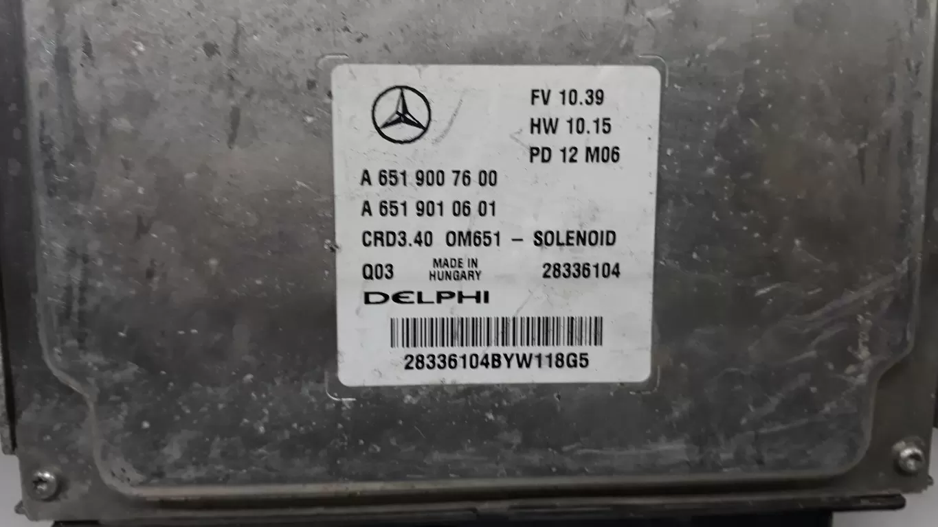 Mercedes W246 CDI Motor Beyni A6519007600 / A6519010601 CRD3.40