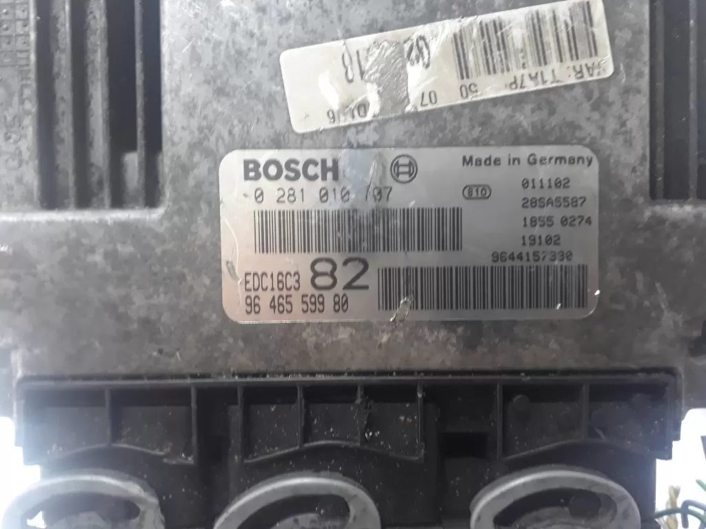 9651399080 0281010707 206 1.4 HDi Motor ECU Dizel PEUGEOT Bosch