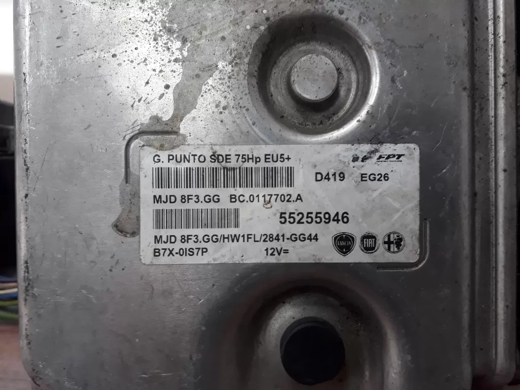 55255946 FİAT G PUNTO MOTOR BEYNI MJD 8F3