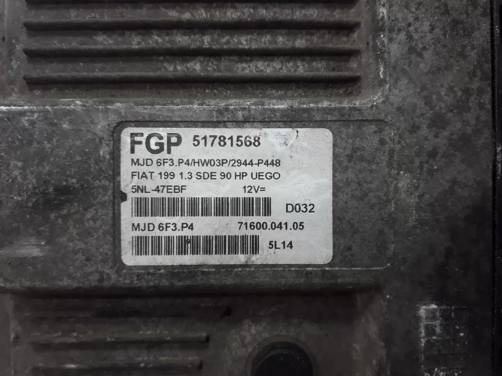 51781568 FIAT PUNTO 1.3 MOTOR BEYNI