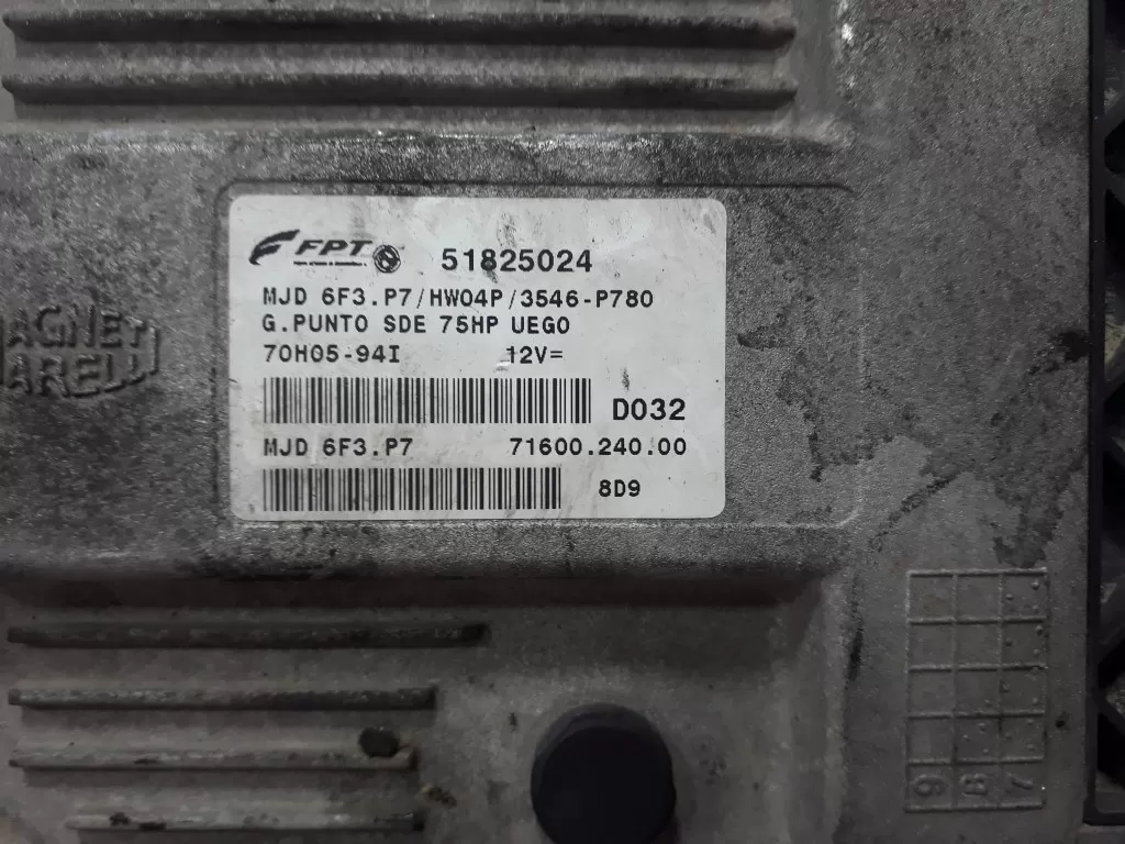 Fiat Grande Punto 1.3 Motor Beyni 51825024