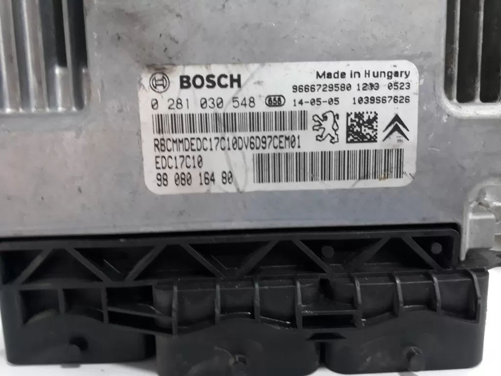 0281030548 9808016480 CİTROEN MOTOR BEYNİ EDC17C10