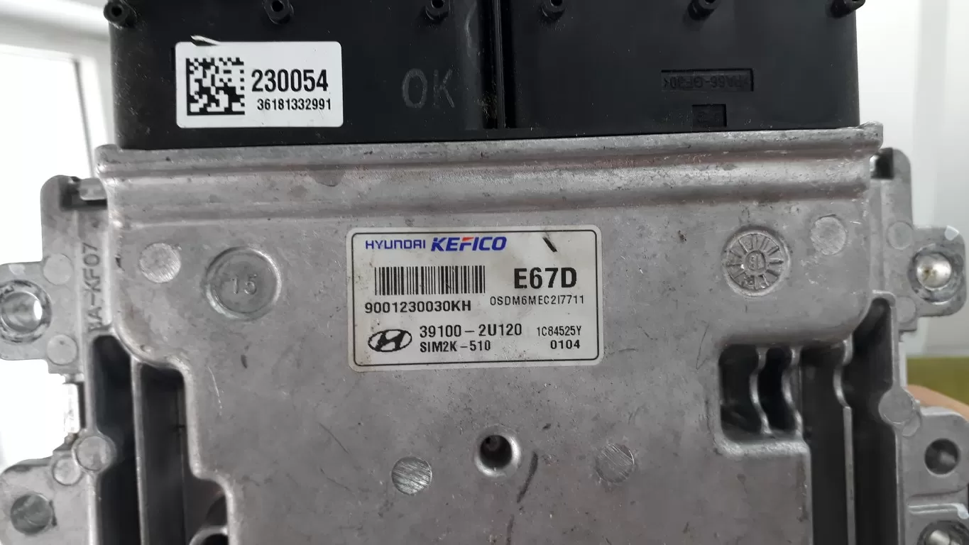 HYUNDAI KONA 1.6CRDI KOMPUTER SILNIKA 39100-2U120 SIM2K-510