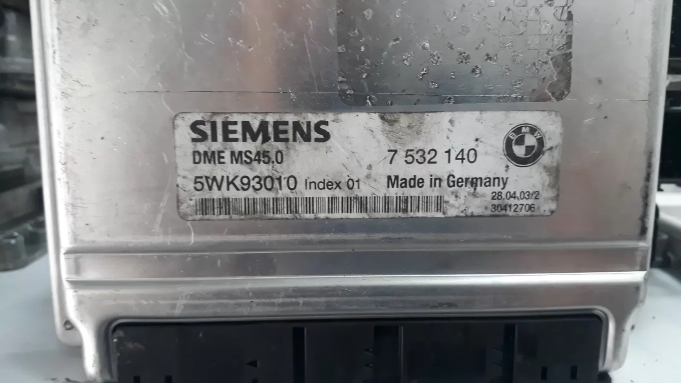 7533651 7532140 5WK93010 DME MS45.0 BMW 5.30 MOTOR BEYNİ