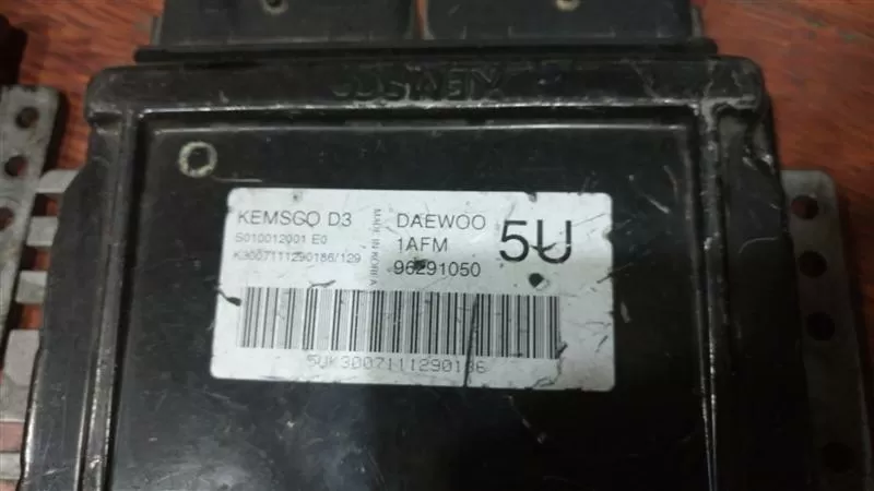 96291050 S010012001 E0 MATIZ 0.8 ENGINE ECU DAEWOO