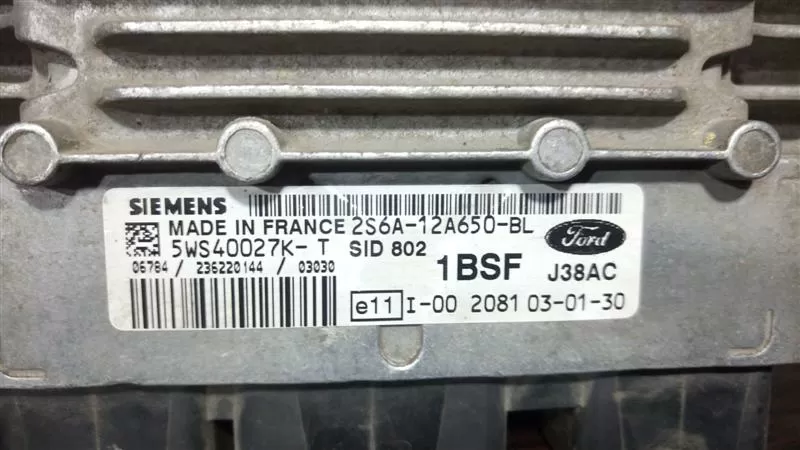 MOTOR BEYİNİ Ford FIESTA 1.4 TDCI 2S6A12A650BL SIEMENS SID 802