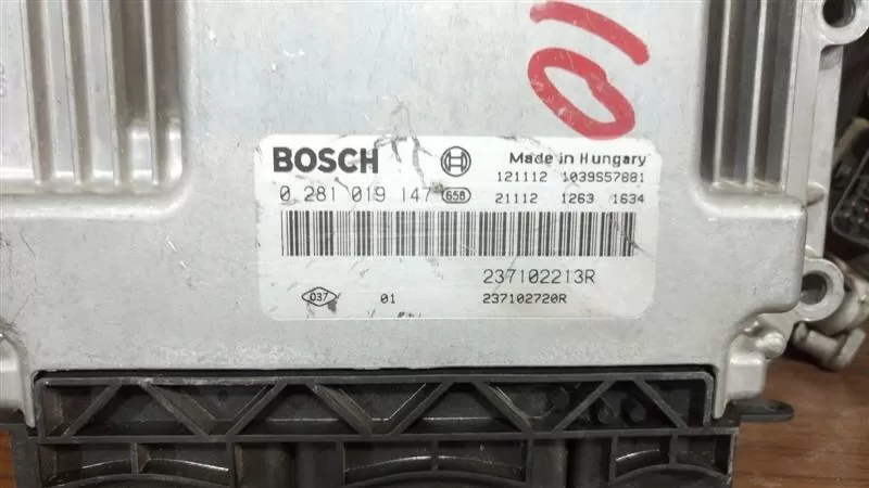 0281019147 237102213R renault motor beyni ecu