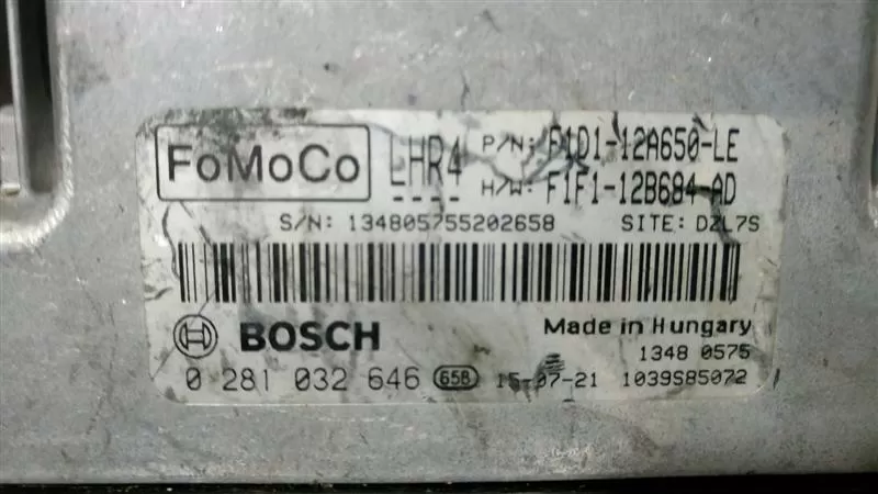 F1D1-12A650-LE FORD FOCUS 1.5 TDCİ MOTOR BEYNİ 0281032646