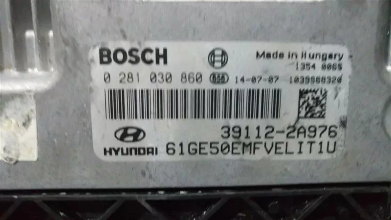 Hyundai I30 2011-2014 1.6 CRDi Engine ECU 0281030860 339112-2A976