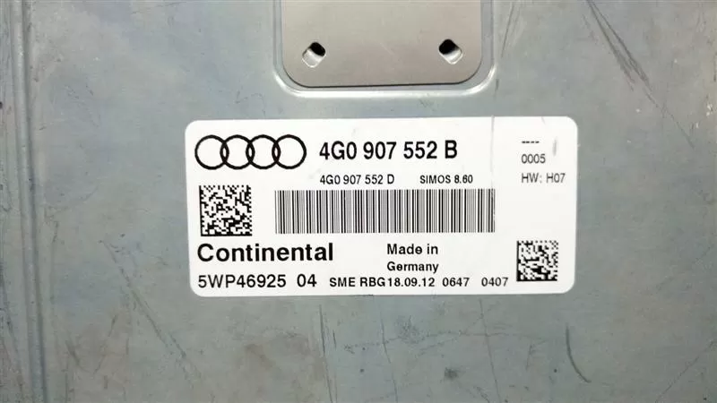 audi a7 motor beyni continental 5wp46925 4G0907552B 4G0 907 552 B