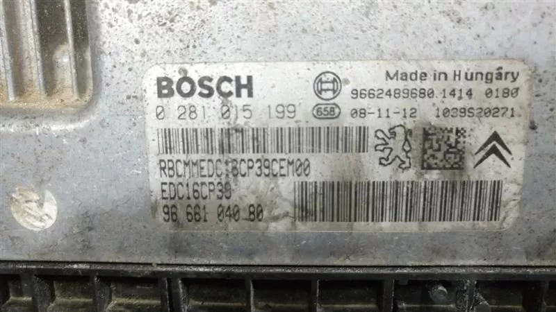 9666104080 0281015199BOSCH, EDC16CP39