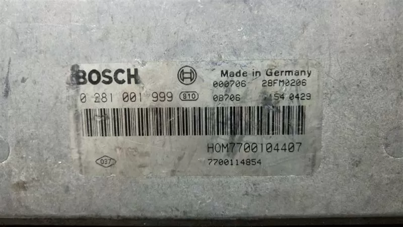 RENAULT ESPACE MOTOR BEYNİ 0281001999 - HOM7700104407
