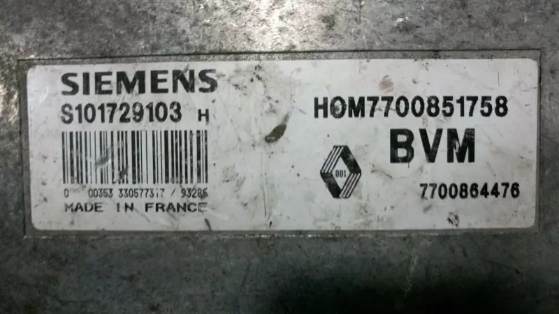 S101729103 H - HOM7700851758 RENAULT CLİO 1.2 .