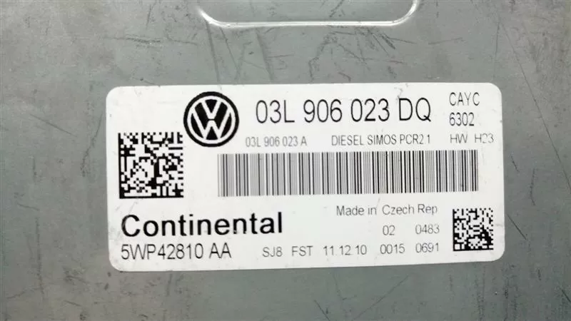 VW TOURAN 1.6 TDI MOTOR BEYNİ - 03L906023DQ 5WP42810