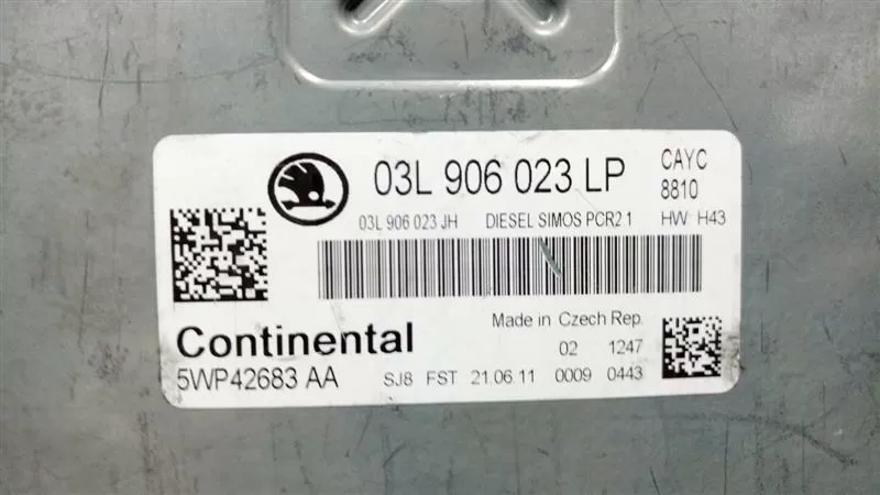 ECU Skoda Octavia 5WP42683 AA 5WP42683AA 03L906023LP PCR2.1