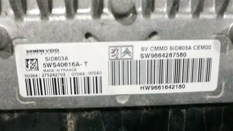 5WS40616A-T SID803A KOMPUTER ECU CITROEN PEUGEOT