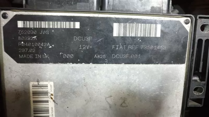 FIAT PUNTO 80932A4628 73501453 R04010042A DCU – Fiat motor beyni