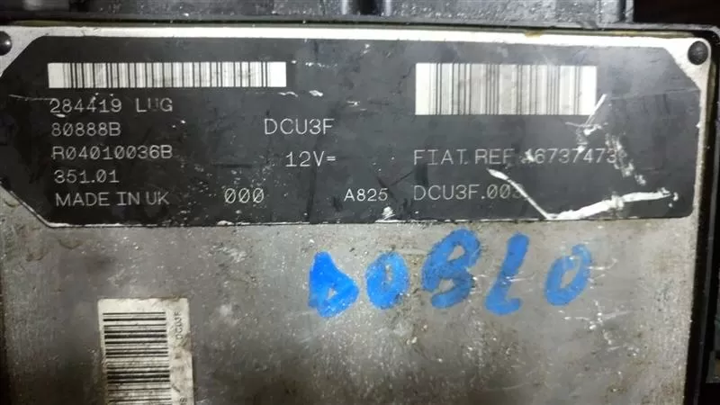 46737473 FIAT DOBLO 1.9 MOTOR BEYNİ