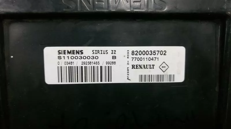RENAULT 8200035702 Siemens S110030030B