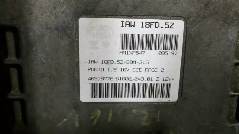 FIAT PUNTO 1.2 IAW-18FD-5Z 46518776-61600-249-01