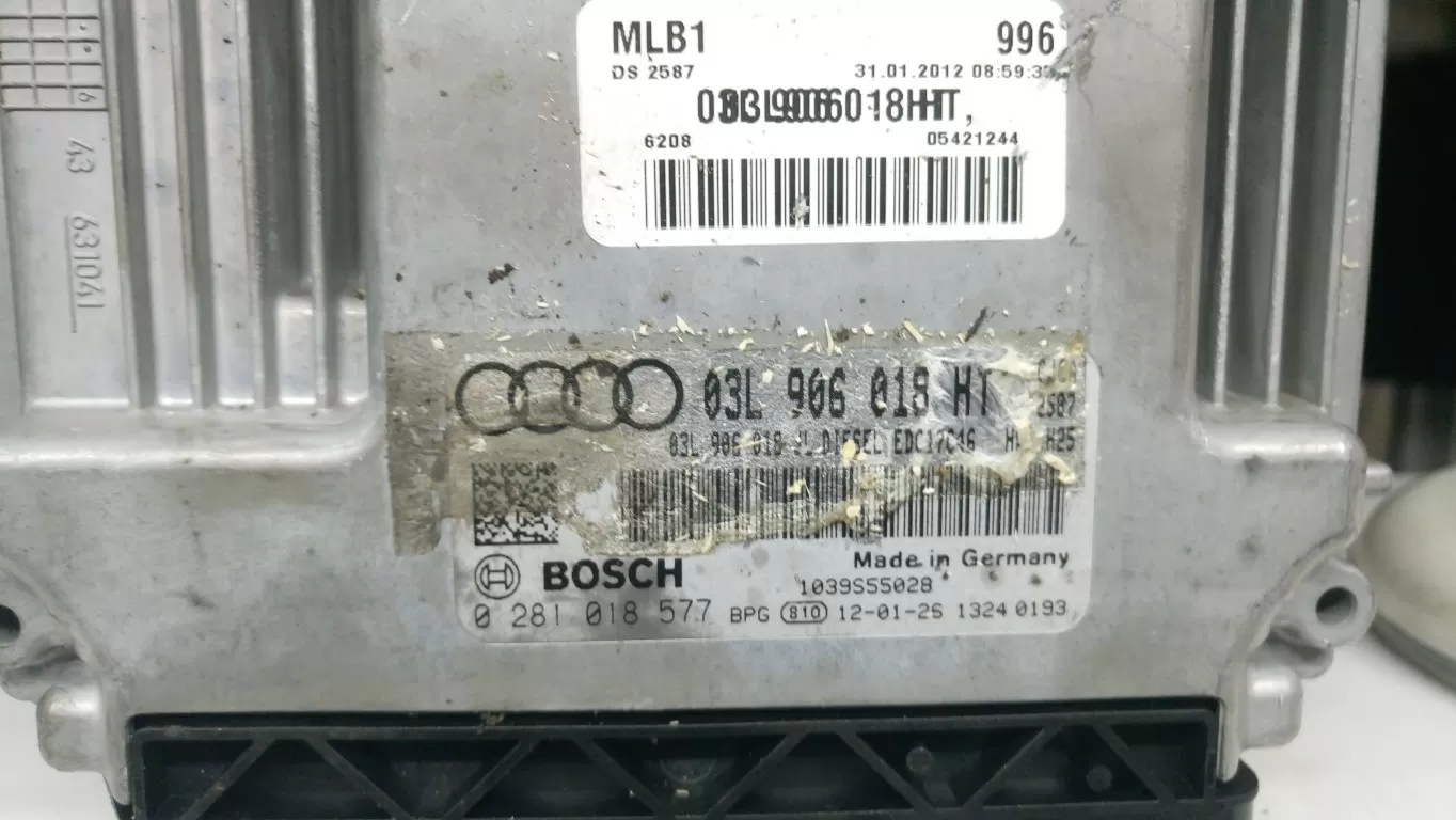 ECU, EDC17C46, Audi A4, A5 2.0 TDI, 0281018577, 0 281 018 577, 03L906018HT, 03L 906 018 HT