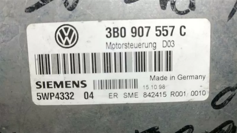 3B0907557C VW Passat/ Audi A4 1.6 Engine Ecu