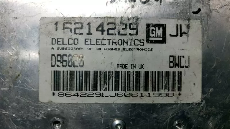 Opel Astra F 1.6l 75PS X16SZR 16214229 JW D96020 BWCJ