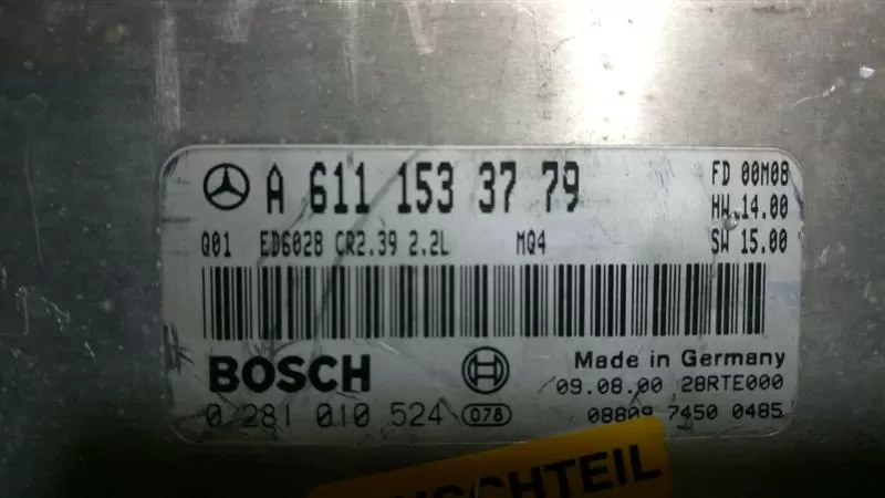 Bosch 0281010524 DDE MERCEDES SPRINTER 416 CDI ECU