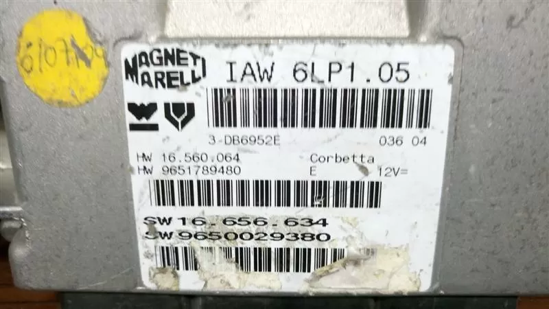 PEUGEOT 9651789480 9652098580 Magneti Marelli