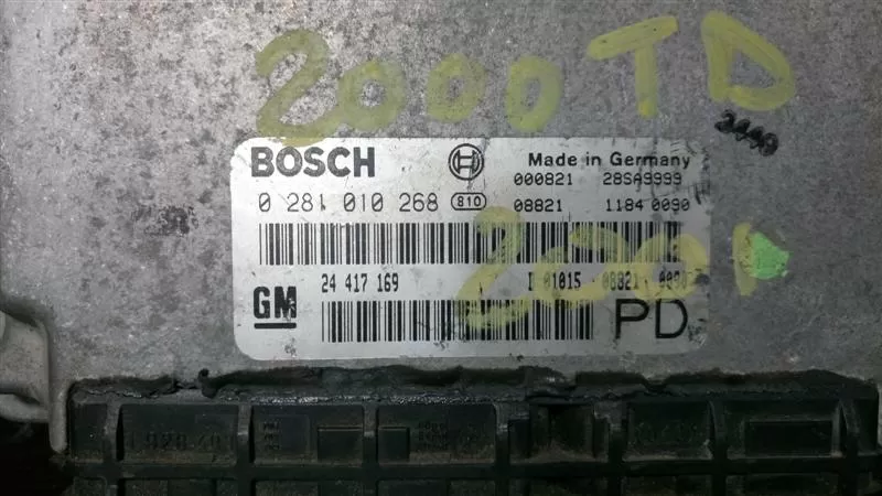 0 281 010 268 - 0281010268 OPEL ZAFIRA MOTOR BEYNİ