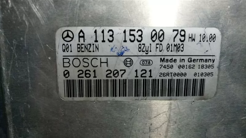 00-03 Mercedes S-class ECU 1131530079 Bosch 0261207121