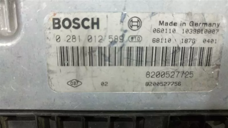 0281012589, 0 281 012 589, 8200527725 Renault Scenic 1.9DCI