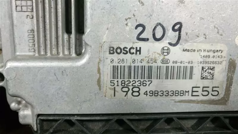 Plug Play ECU Fiat 0 281 014 454 51822367 0281014454