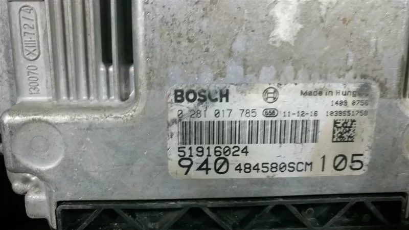 fıat grande punto 1.6 dizel motor beyni bosch 0281017785 51888607