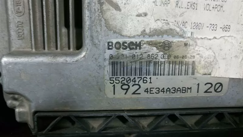 FIAT 55204761 Bosch 0281012862