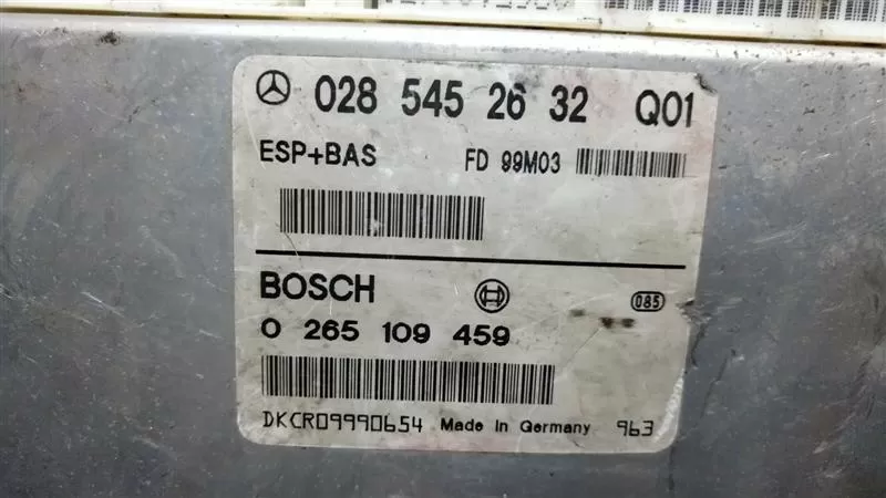Mercedes E Class ESP Bas ECU 0285452632 0265109459 – Mercedes-Benz abs / esp beyni