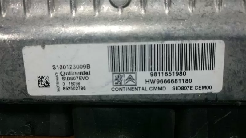 Peugeot , Citroen 2015 S180123009B SID807 9666681180