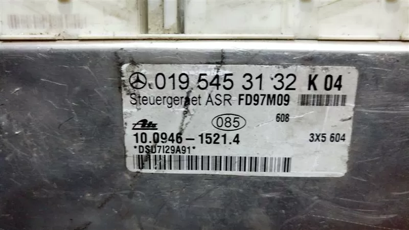 99 mercedes clk320 abs control module computer 0195453132