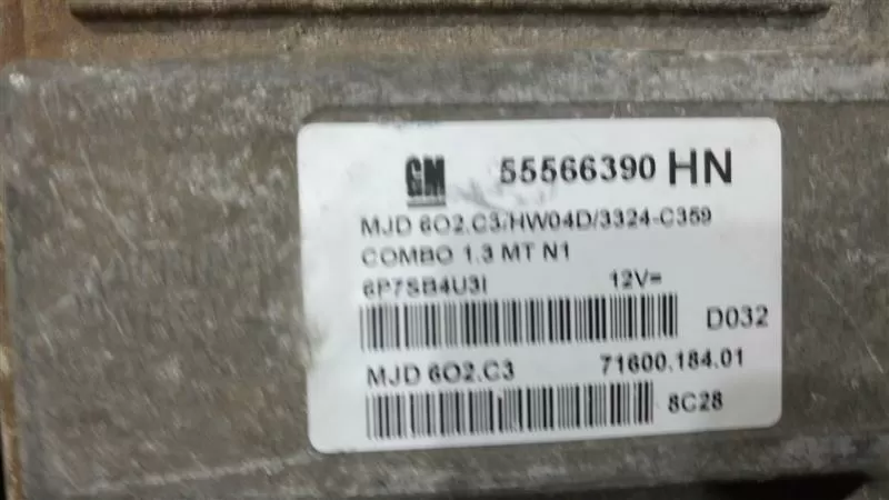 OPEL COMBO 1.3 MOTOR BEYİNİ 55566390 HN