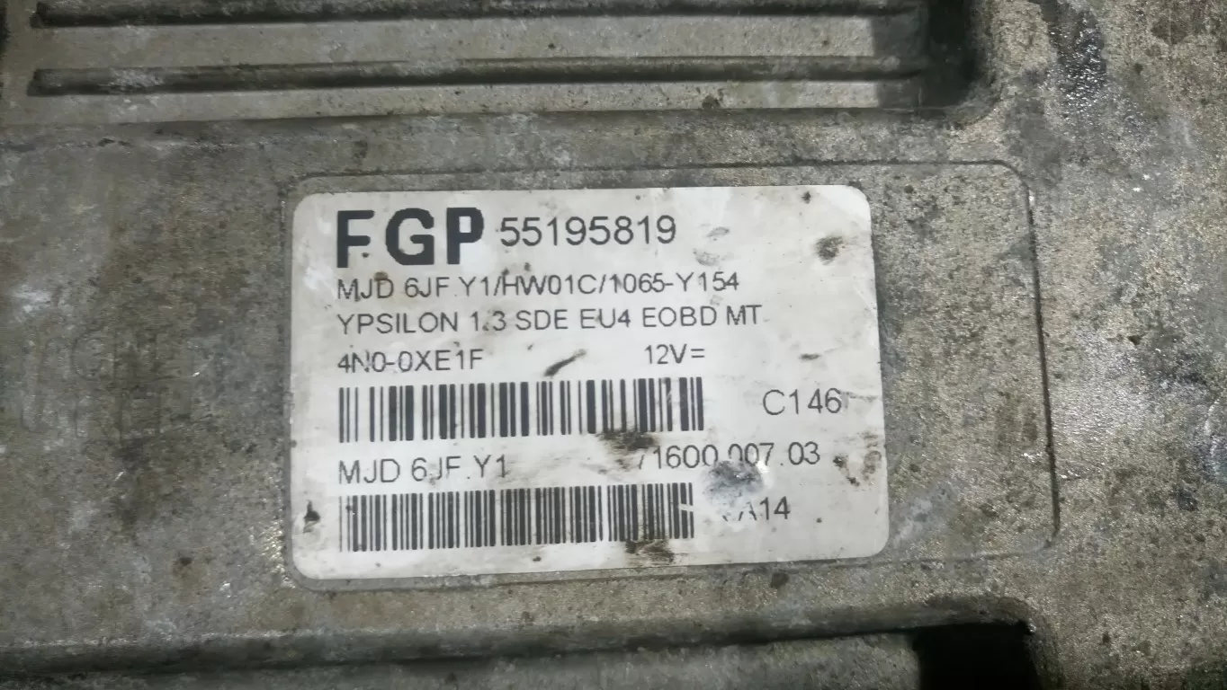 FİAT LANCİA ECU MOTOR BEYNİ 1.3 MJ MAGNETİ MARELLİ FGP 55195819