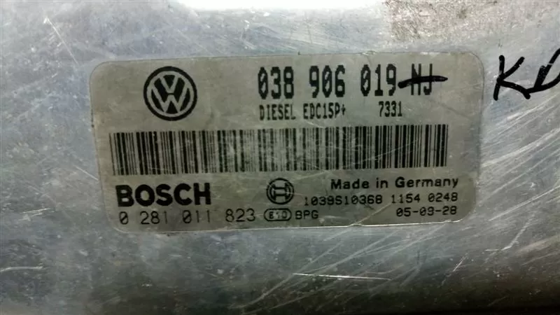ECU Seat Ibiza 0281011823 0 281 011 823 038906019NJ