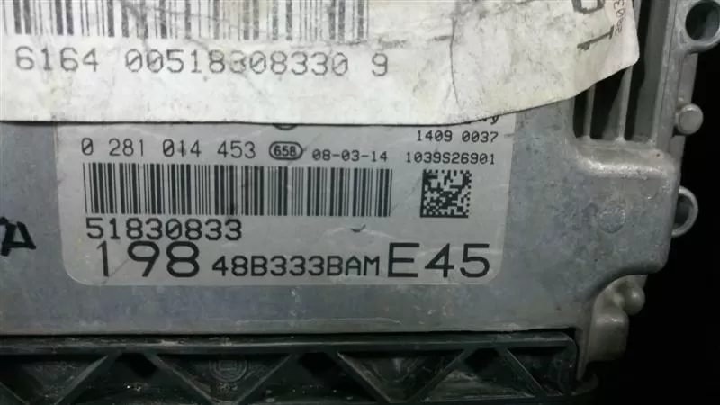 FİAT BRAVO 1.6 JTD ECU MOTOR BEYNİ BOSCH 0281014453 51830833