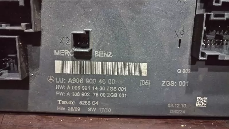 COMFORT CONTROL MODULE SAM MERCEDES SPRINTER VOLKSWAGEN CRAFTER A9069004600, A 906 900 46 00, A906 900 46 00, 9069004600