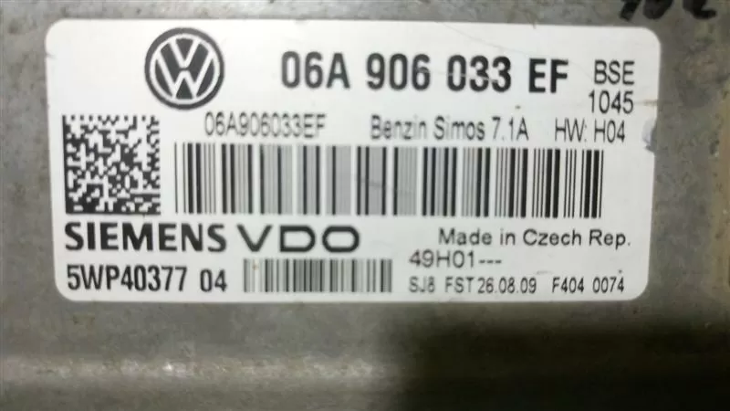 06A906033EF SIMOS7.1A 5WP40377