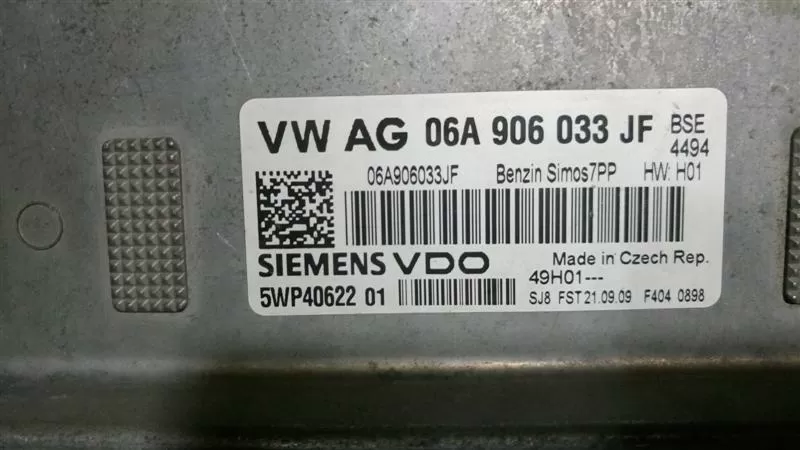 06A906033JF 5WP4062201 BENZİN SİMOS7PP