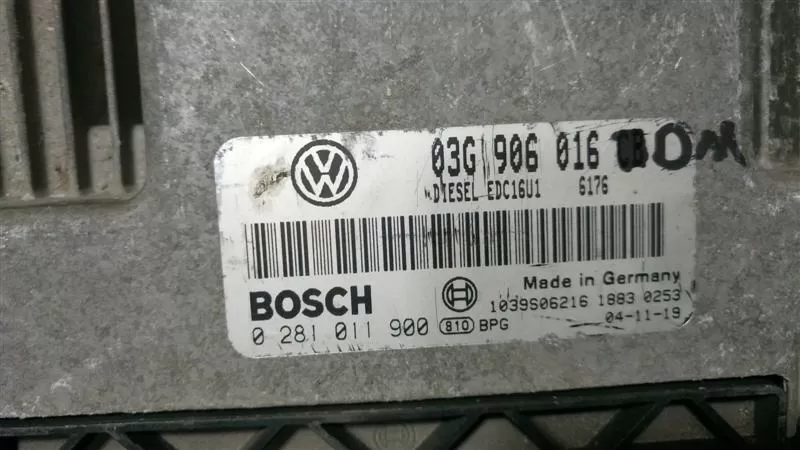 volkswagen caddy 1.9 tdı motor beyni kontrol ünitesi 03g906016dm – Volkswagen motor beyni