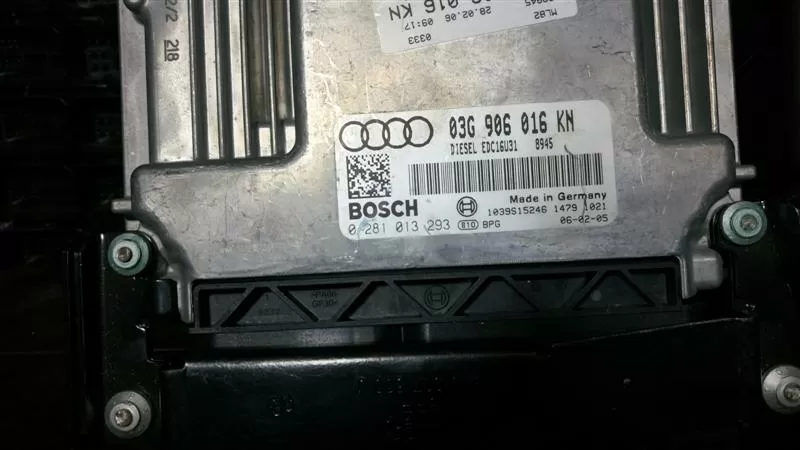AUDI ECU Bosch 0281013293, 03G906016KN EDC16U31 – Audi motor beyni
