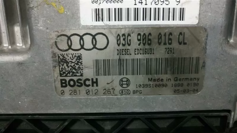 A4 B7 2.0TDI 03G906016CL Bosch 0281012267